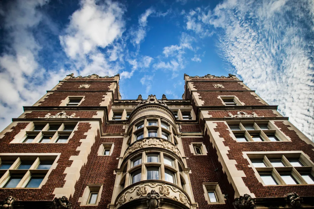 Up shot of the Quadrangle at UPenn