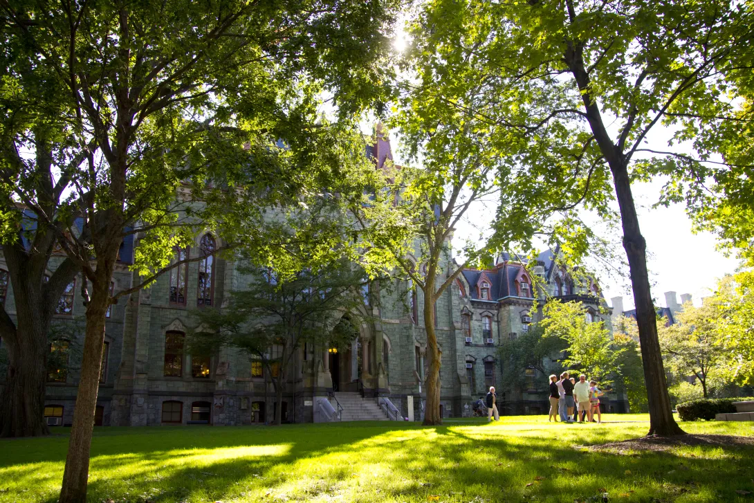 University of Pennsylvania's College Hall from College Green