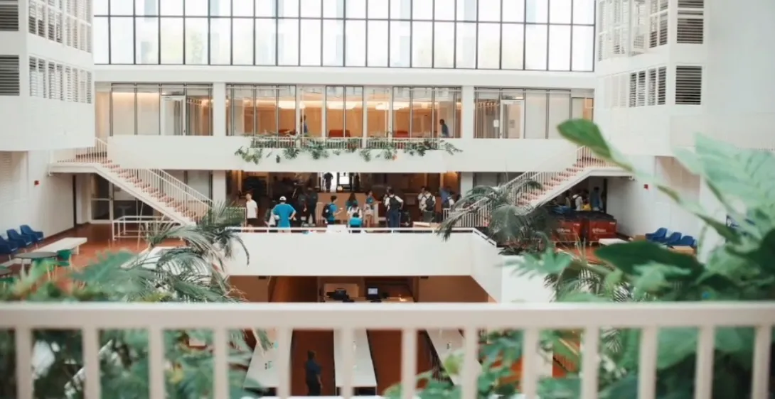 Hill College House Atrium