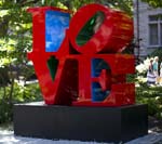 Image of the LOVE statue